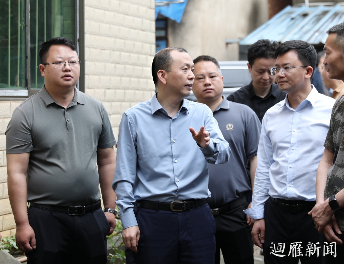 魏春生调研防汛防涝、安全隐患治理相关工作